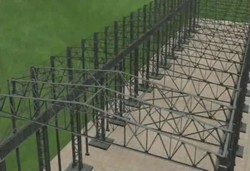 工业厂房结构演示